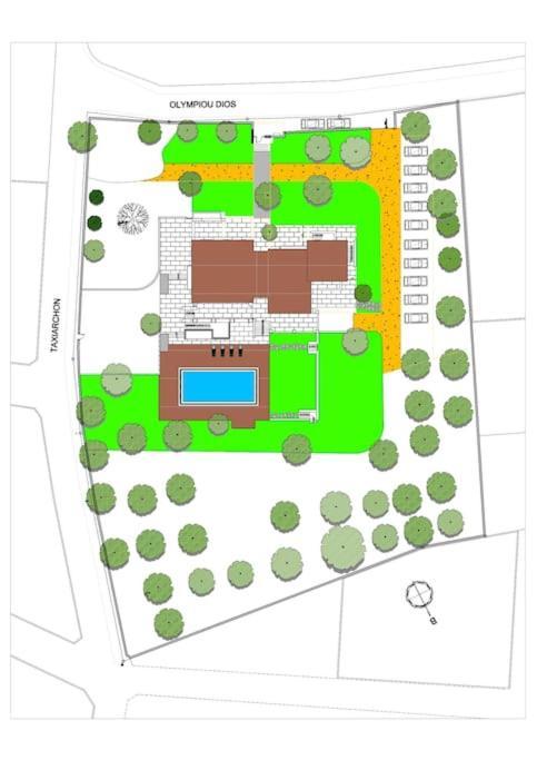 Villa Kalamos / Sea View And Pool Nearby Athens ภายนอก รูปภาพ
