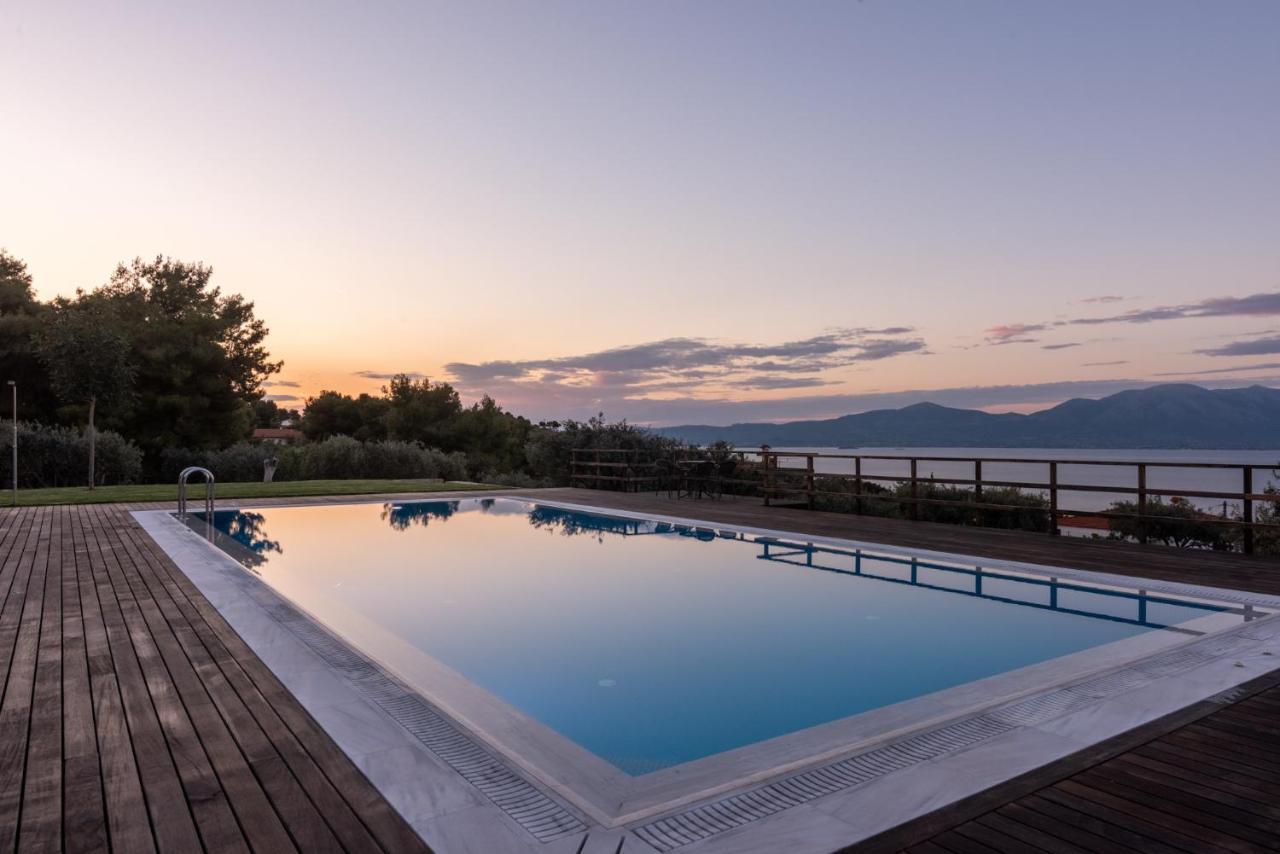 Villa Kalamos / Sea View And Pool Nearby Athens ภายนอก รูปภาพ
