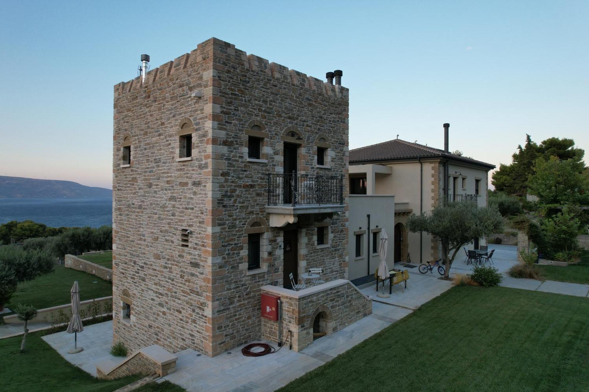 Villa Kalamos / Sea View And Pool Nearby Athens ภายนอก รูปภาพ
